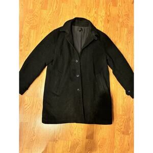 J CREW Men’s Workwear Professional Wool Peacoat Grey Large